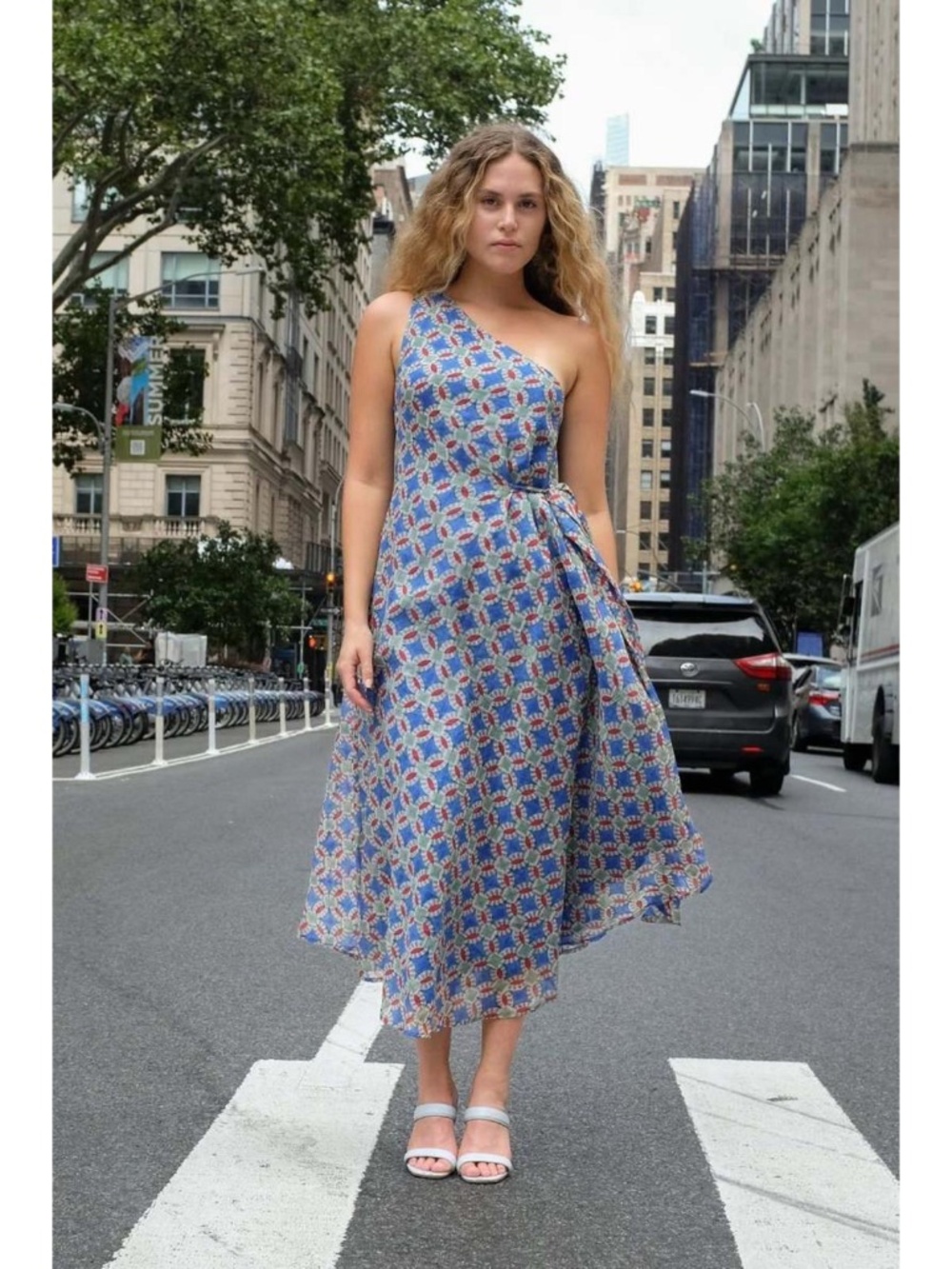 Rujuta Sheth Anna One Shoulder Midi Dress